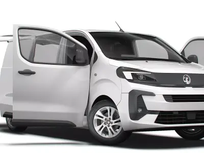 Vauxhall Vivaro Electric Tailgate Van L2 HQ Interior 2024 3D model