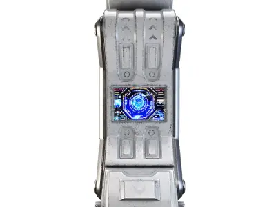 Space Station Wall 5 3D model