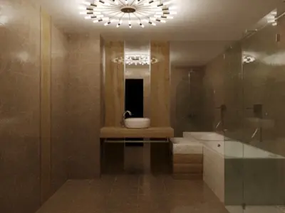 Bathroom modern 3D model