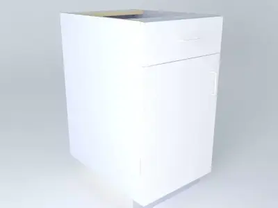 B1D1D cabinet Free 3D model