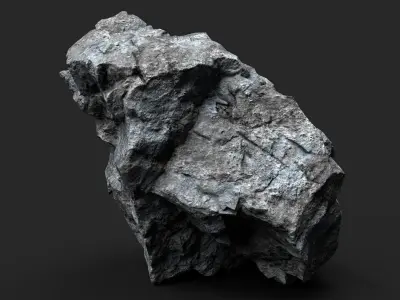 Rock 16-6 Low-poly 3D model
