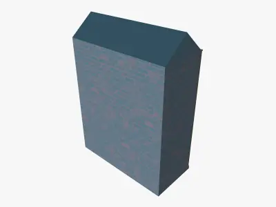 Cartoon Building 6 Low-poly 3D model