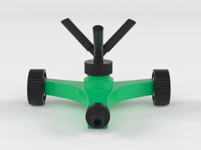 360 Degree Autorotation Sprinkler 3D model