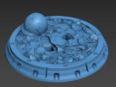 Soldier Girl 100mm and 32mm 3D print model