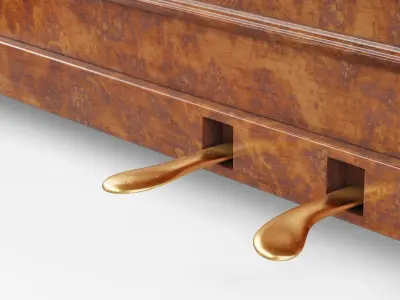  Marblewood Upright Piano 