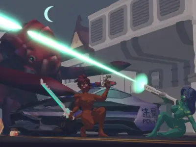 Acheron Goblin Nude Low-poly 3D model