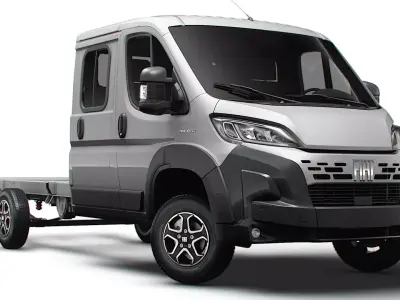 Fiat Ducato Chassis DoubleCab L4 2026 3D model