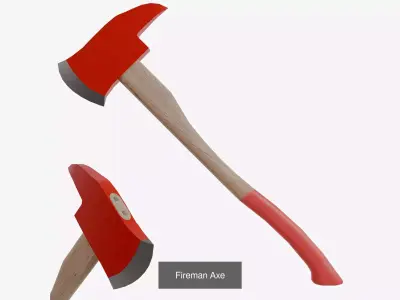 Fire Equipment 02 3D Model Pack