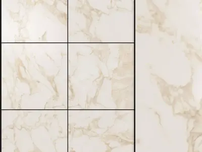 Keros Carrara Beige 600x600 3D model