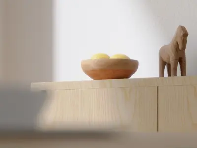 Photorealistic Archviz Interior Room in 4K Textures Low-poly 3D model