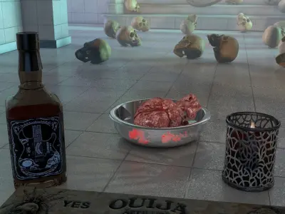 Madhouse Horror Scene 3D model