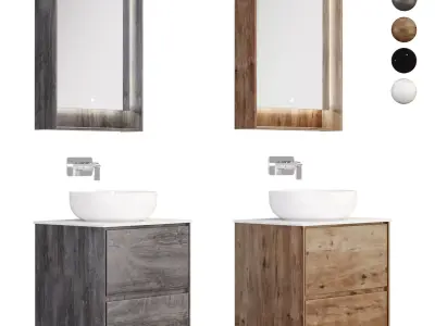 Furniture set Mokka 60 3D model