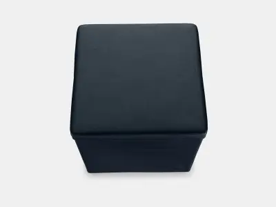 BOSNAS stool with storage Low-poly 3D model