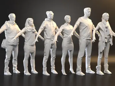  VectorPeople Sixpack 002 rigged 