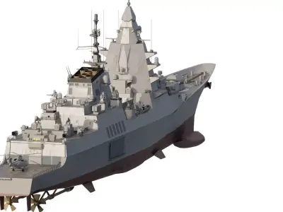 JAPANESE NAVY ADVANCED MULTIROLE DESTROYER 3D model