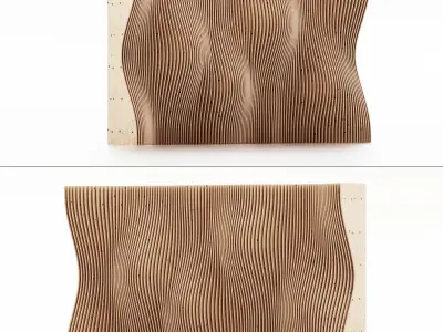 Parametric decor panel 3D model