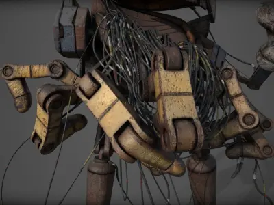 Robot monster 3D model