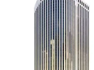 Modern Grey Skyscraper 3D model