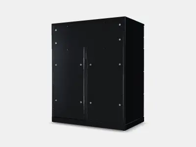 NORDLI Chest of 8 drawers 8 Low-poly 3D model