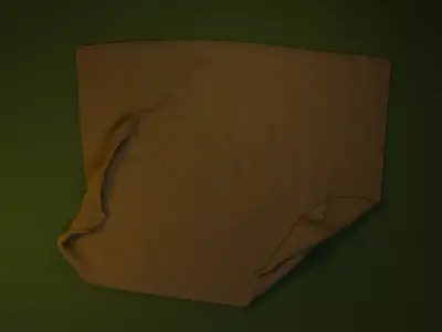 Wrinkled Carpet 3D model