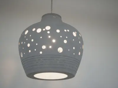 Elegant Pendant Lamp 3D print model