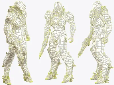 Ranger Javelin - Anthem Low-poly 3D model