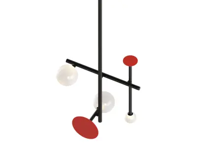 Typography VELA Pendant E by Studio Truly Truly 3D model