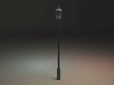 Street Lamp 3D model 8