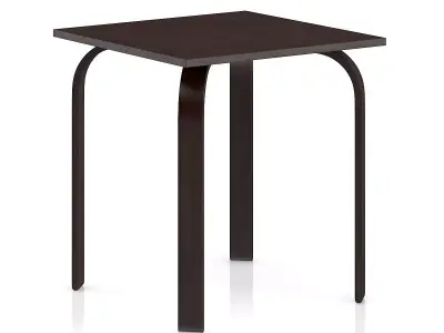 Dark Wooden Table 3D model