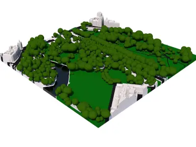 London city tile Level 2 block TQ2879 North East 3D model