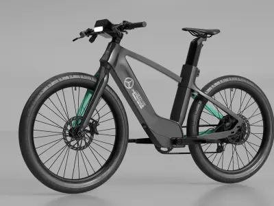  AMG F1 City Electric Bicycle Black 
