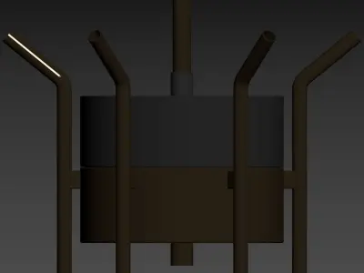 Ella Suspension Lamp 3D model