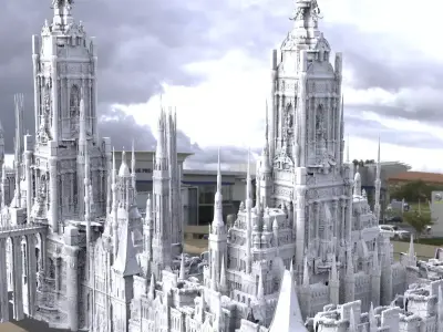 Architecture Angelic High fantasy Collection 1 3D model