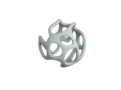 SciFi Cube Object No 33682 Low Poly Shape Texture