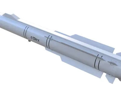 Kh-MD-E short-range cruise missile 3D model