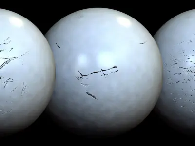 Crack VDM Brushes and Alpha Vol 3 Low-poly 3D model