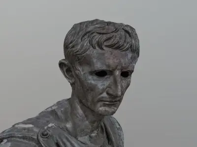 Statue of the Emperor Augustus - photogrammetry 3D model