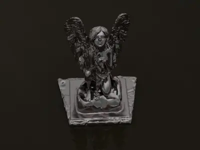 Angel 5 3D print model