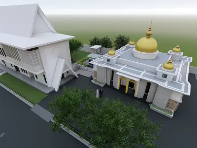 Mosque BIM Modelling 3D model