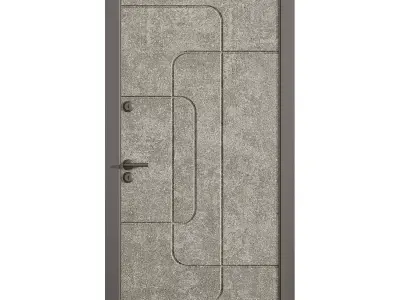  Interior door 30 Low-poly 3D model