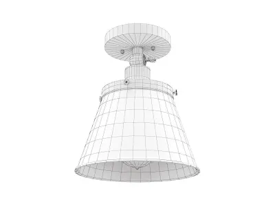 Hinton Flush Mount Ceiling Light P350199 3D model