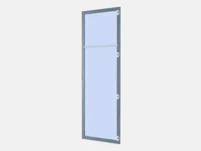 STRAUMEN Mirror door Low-poly 3D model