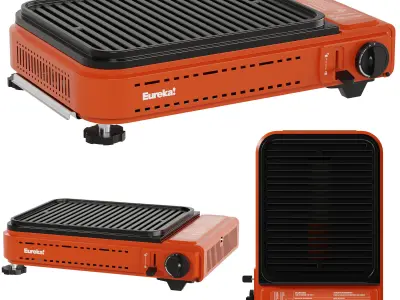  Grill Set 3  Low-poly 3D model