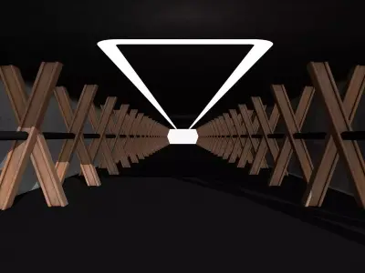 Game Corridor 3D model