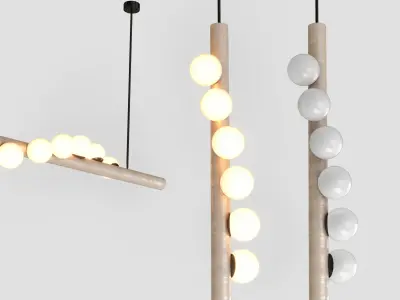 hollis - morris - willowpendant lamp Low-poly 3D model