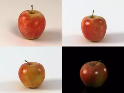 Gala apples 3D model