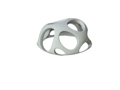 SciFi Cube Object No 51255 Low Poly Shape Low-poly 3D model