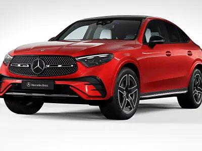 2024 Mercedes-Benz GLC Coupe 400e 3D model