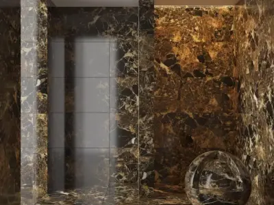 Marble wall 271 3D model