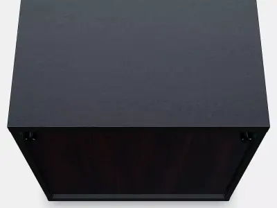 BESTA Shelf unit with glass door 9 Low-poly 3D model